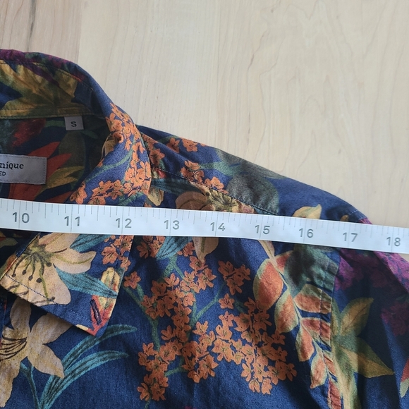 MATINIQUE Tropical Floral Men's Button Down Shirt - Picture 11 of 12